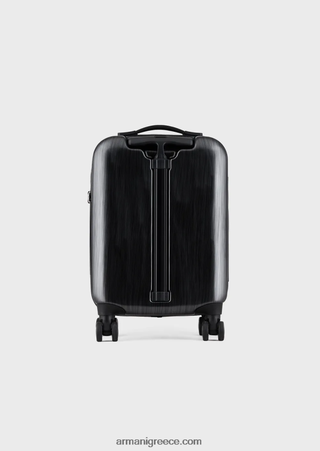 γυναίκες Armani τσάντα χειραποσκευής κοιλιακών με υπερμεγέθη, ανάγλυφο αετό 4046R6766 γκρί