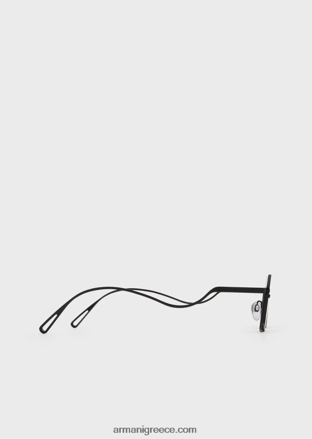 γυναίκες Armani ορθογώνια γυαλιά ηλίου 4046R6928 μαύρος