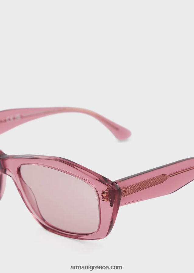γυναίκες Armani γυαλιά ηλίου ακανόνιστου σχήματος 4046R6942 μωβ