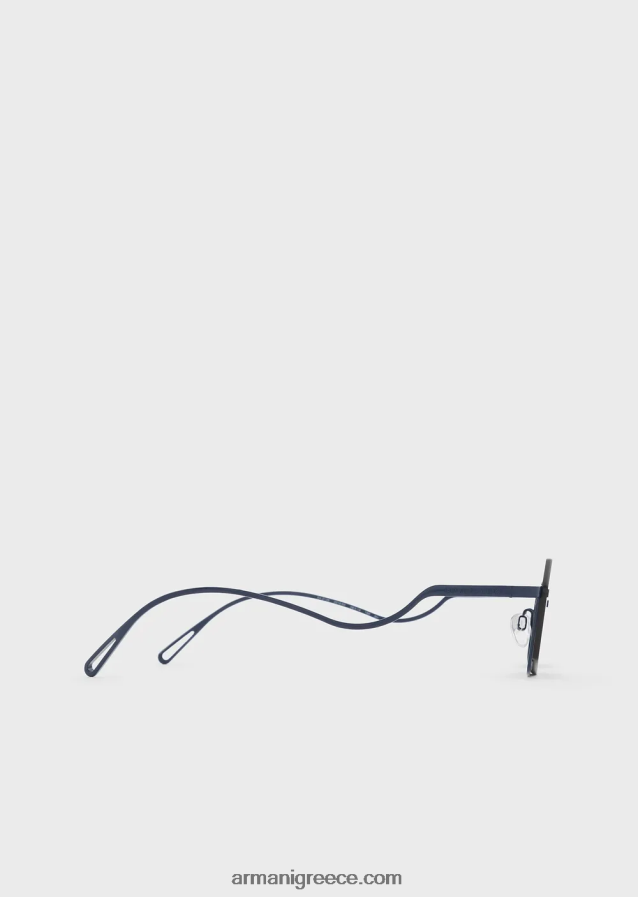 γυναίκες Armani ορθογώνια γυαλιά ηλίου 4046R6945 μπλε