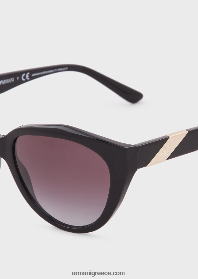γυναίκες Armani γυαλιά ηλίου σε σχήμα πεταλούδας 4046R6946