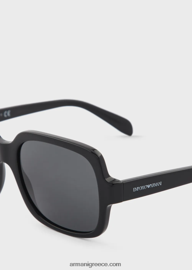 γυναίκες Armani τετράγωνα γυαλιά ηλίου 4046R6955 μαύρος