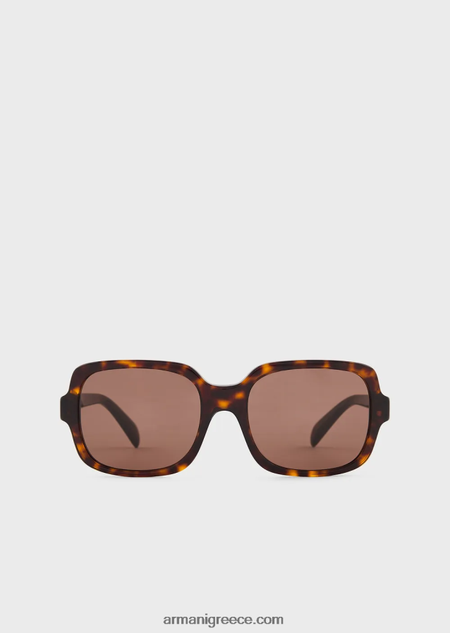 γυναίκες Armani τετράγωνα γυαλιά ηλίου 4046R6974 καφέ