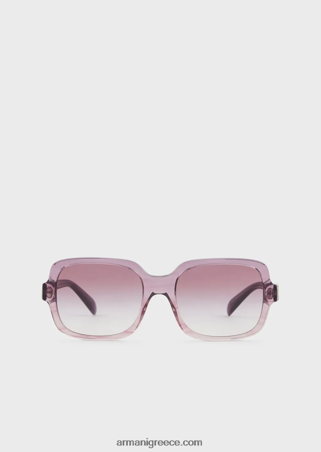 γυναίκες Armani τετράγωνα γυαλιά ηλίου 4046R6978 μωβ