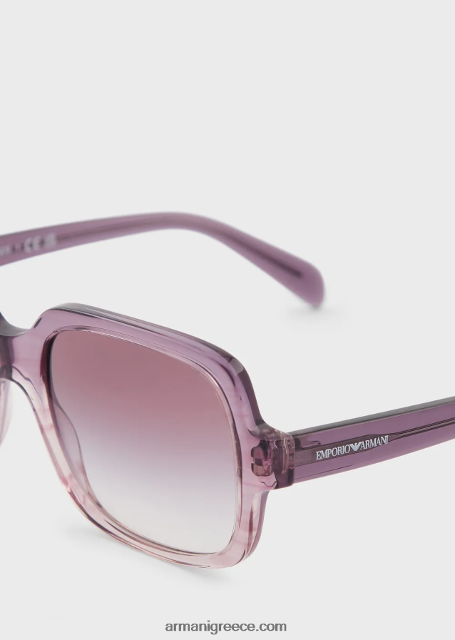 γυναίκες Armani τετράγωνα γυαλιά ηλίου 4046R6978 μωβ