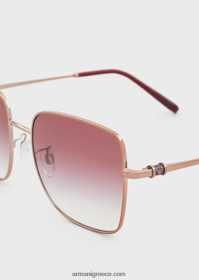 γυναίκες Armani τετράγωνα γυαλιά ηλίου 4046R6979 μωβ
