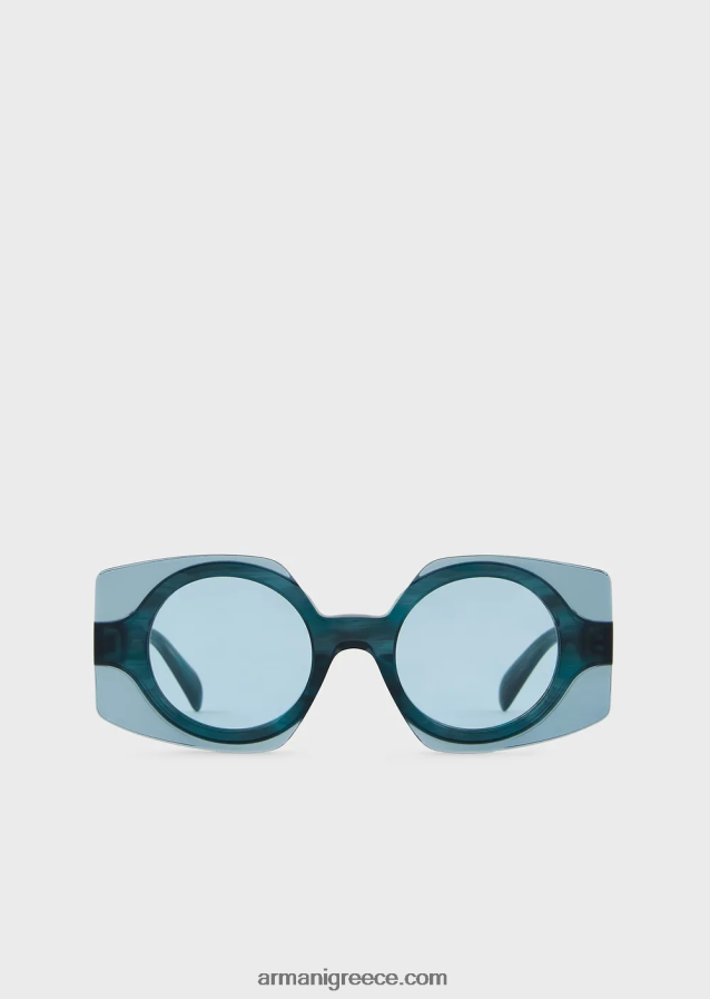 γυναίκες Armani τετράγωνα γυαλιά ηλίου 4046R6981 μπλε