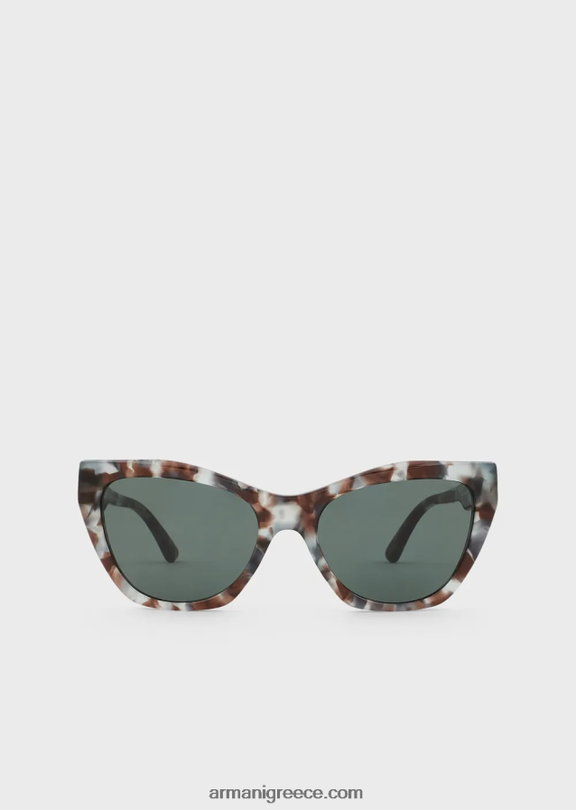 γυναίκες Armani γυαλιά ηλίου cat-eye 4046R6933 πράσινος