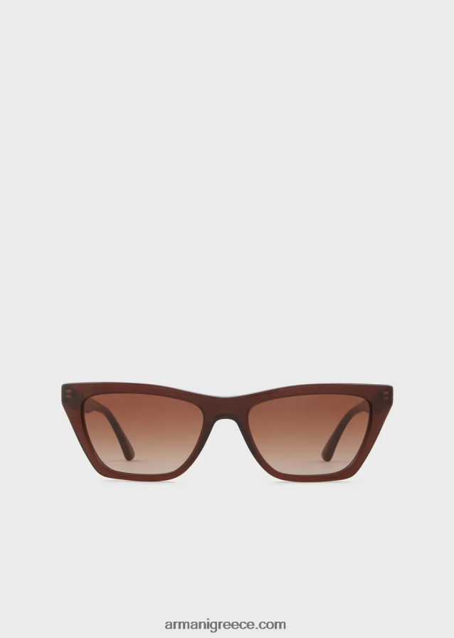 γυναίκες Armani γυαλιά ηλίου cat-eye 4046R6937 καφέ