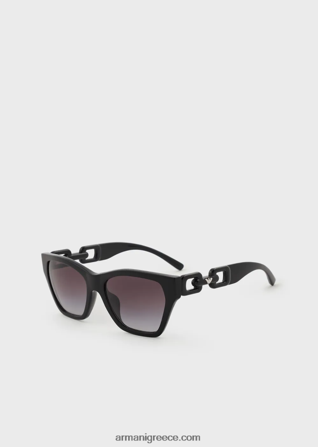 γυναίκες Armani γυαλιά ηλίου cat-eye 4046R6956 μαύρος