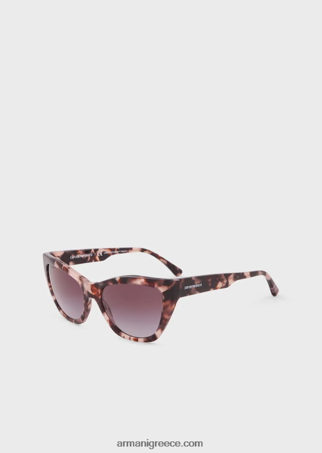 γυναίκες Armani γυαλιά ηλίου cat-eye 4046R6972 καφέ