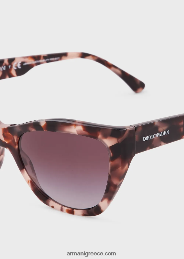 γυναίκες Armani γυαλιά ηλίου cat-eye 4046R6972 καφέ