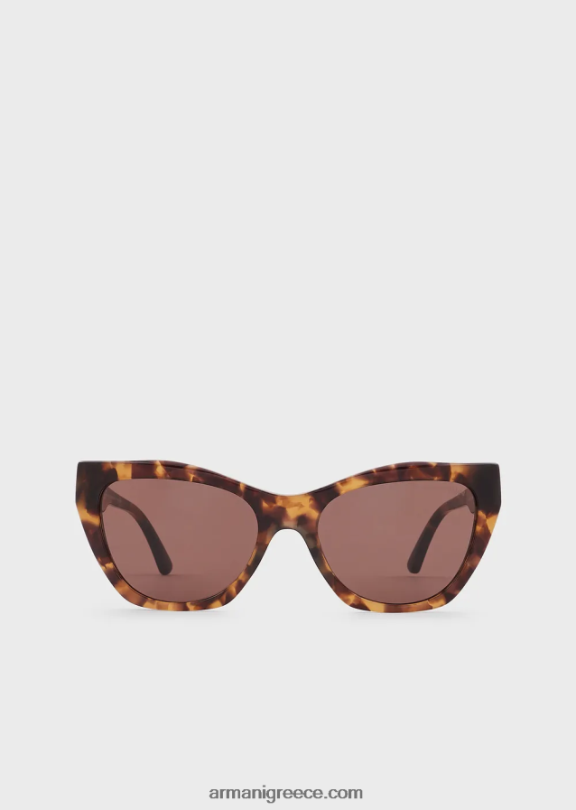 γυναίκες Armani γυαλιά ηλίου cat-eye 4046R6973 καφέ