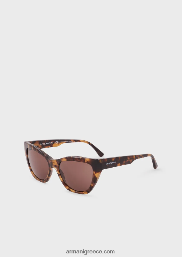 γυναίκες Armani γυαλιά ηλίου cat-eye 4046R6973 καφέ