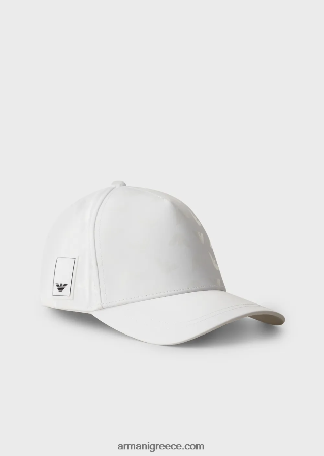 γυναίκες Armani Καπέλο μπέιζμπολ με είδη πρώτης ανάγκης για ταξίδια 4046R6770 άσπρο