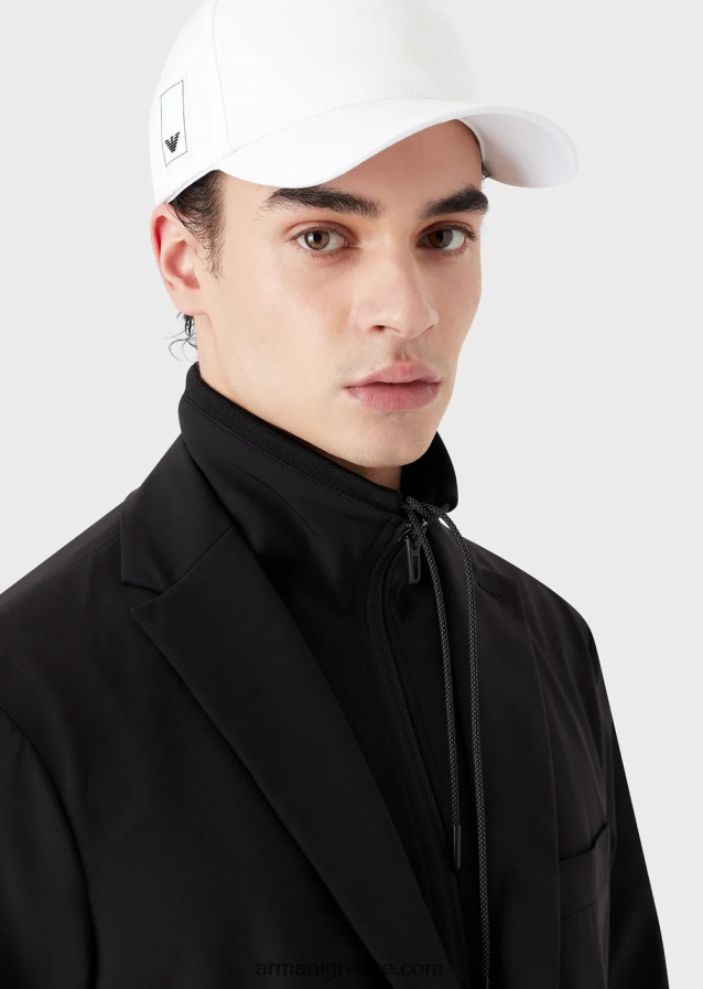 γυναίκες Armani Καπέλο μπέιζμπολ με είδη πρώτης ανάγκης για ταξίδια 4046R6770 άσπρο