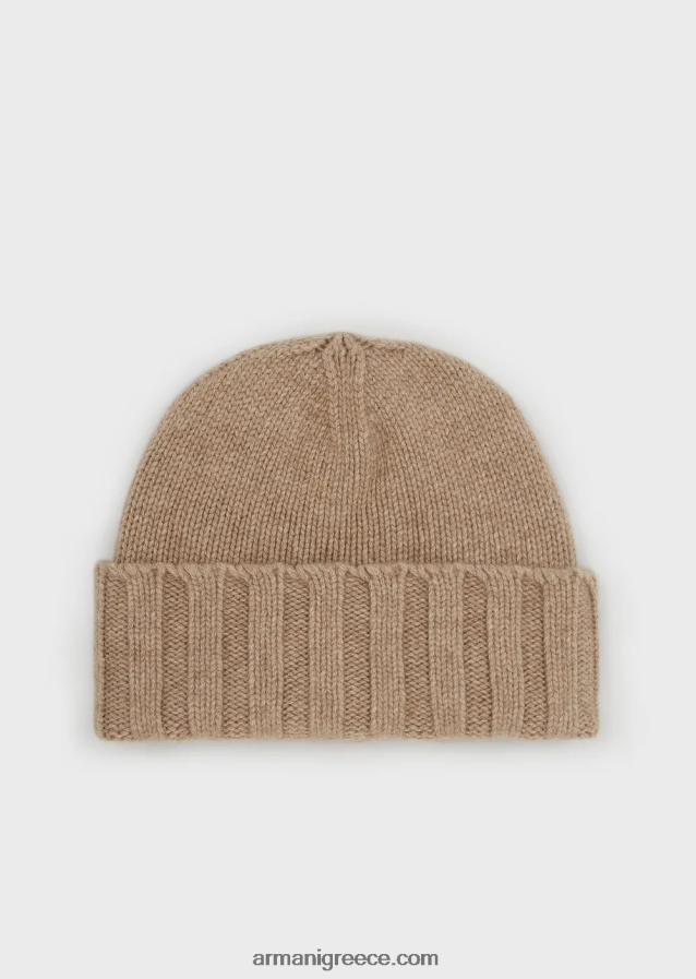 γυναίκες Armani κασμίρι με ραβδώσεις 4046R6779 μπεζ