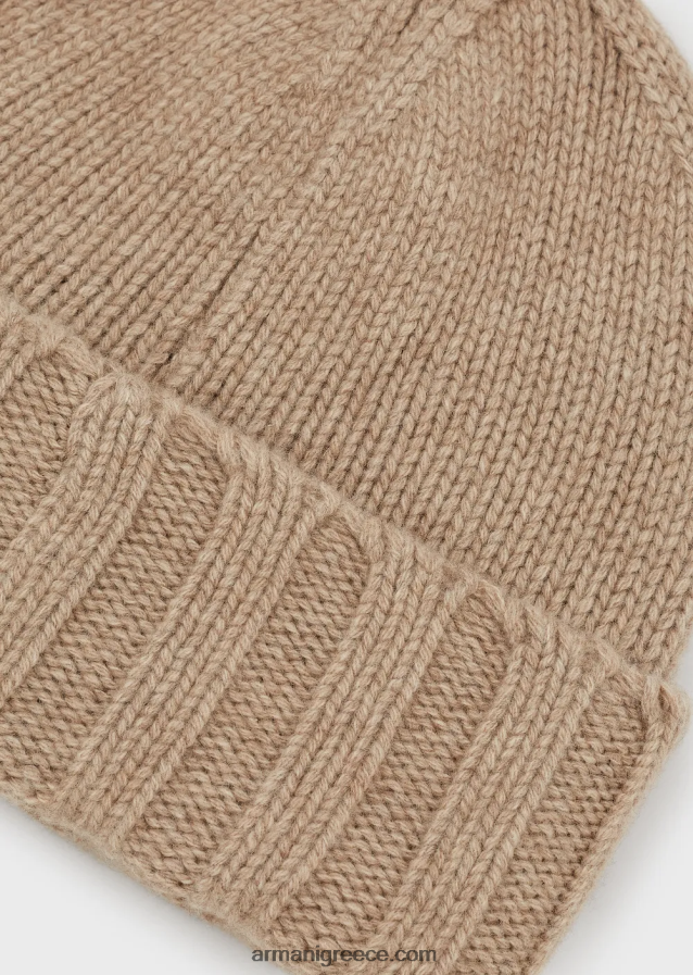 γυναίκες Armani κασμίρι με ραβδώσεις 4046R6779 μπεζ