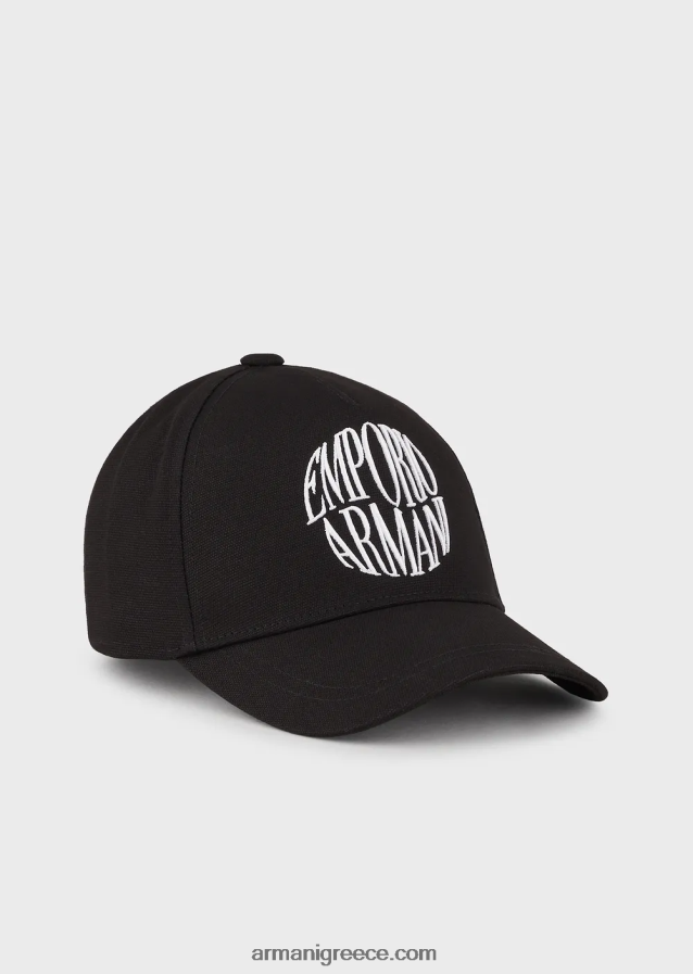 γυναίκεςκαπέλο μπέιζμπολ με ανάγλυφο κέντημα emporio armani 4046R6768 μαύρος
