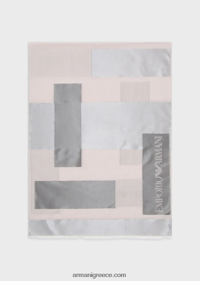 γυναίκες Armani οξικό μείγμα έκλεψε με πάνελ καταβροχθίζει 4046R6861 γκρί