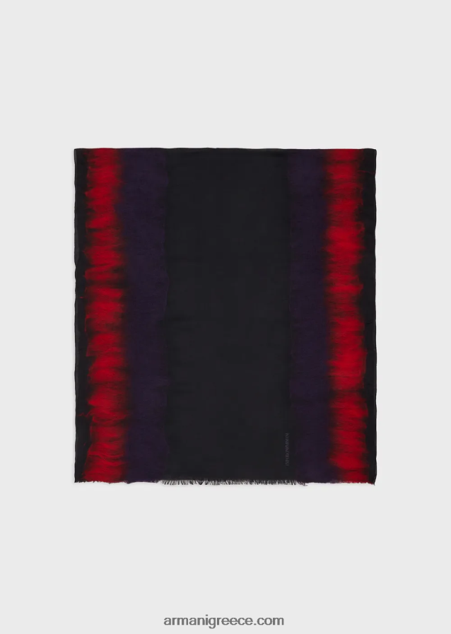 γυναίκες Armani μοντάλ κλέβει με μάλλινο τρύπημα με βελόνα 4046R6865