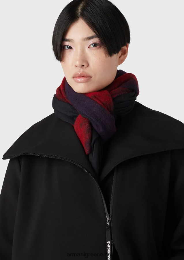 γυναίκες Armani μοντάλ κλέβει με μάλλινο τρύπημα με βελόνα 4046R6865