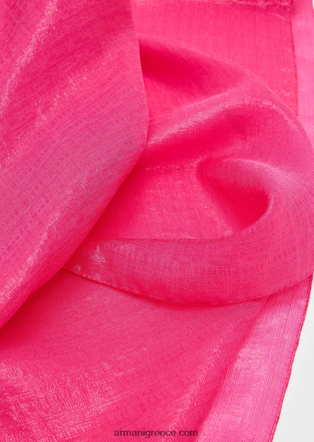 γυναίκες Armani πλαστικοποιημένο μετάξι με ένα μανίκι ανασήκωμα των ώμων 4046R6872