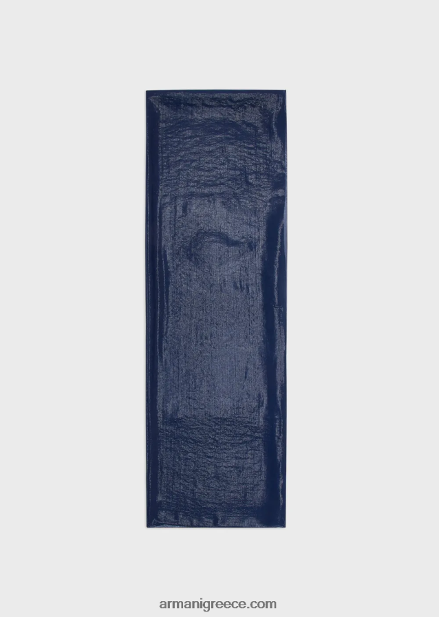 γυναίκες Armani πλαστικοποιημένο μετάξι με ένα μανίκι ανασήκωμα των ώμων 4046R6873