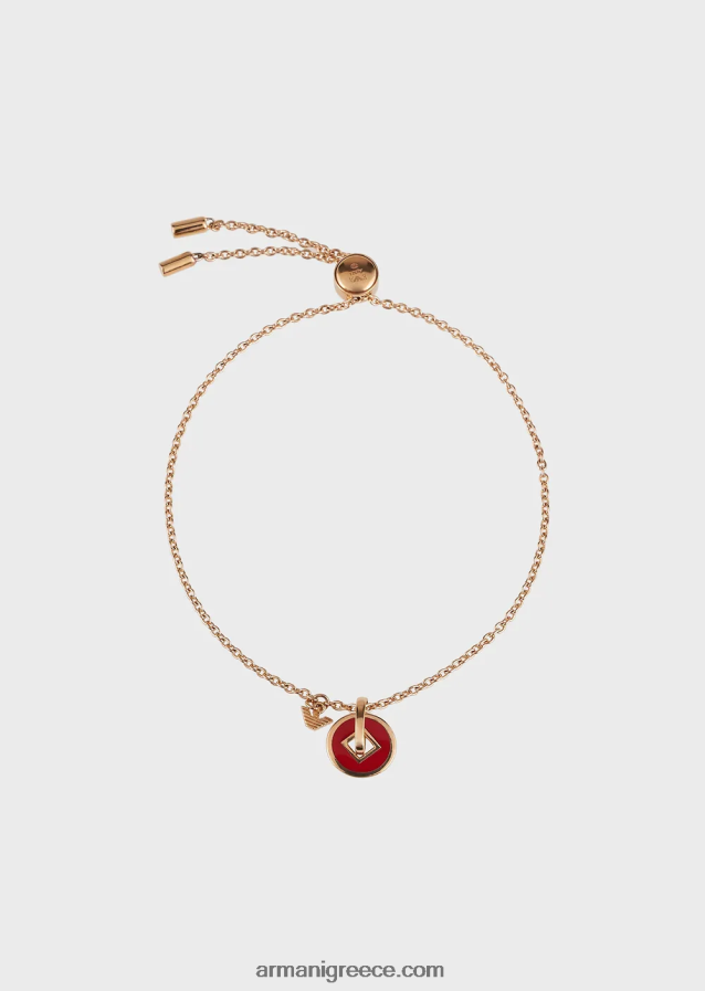 γυναίκες Armani Βραχιόλι με αλυσίδα από ροζ χρυσό σε τόνους από ασήμι 4046R6789 χρυσός