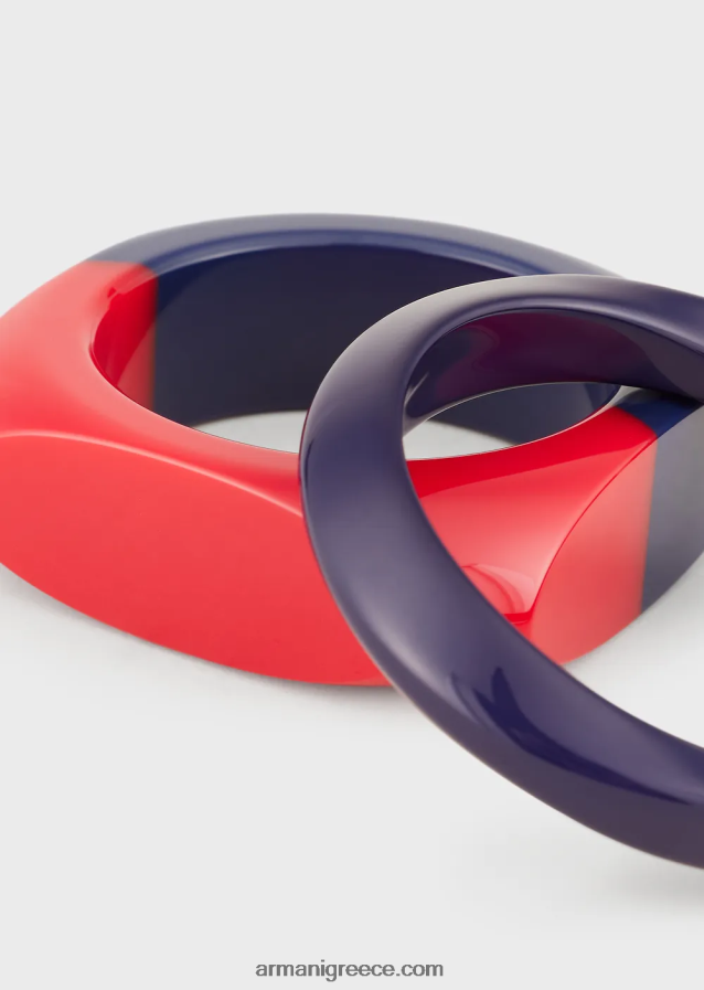 γυναίκες Armani σετ δύο τεμαχίων από δίχρωμα βραχιόλια 4046R6815