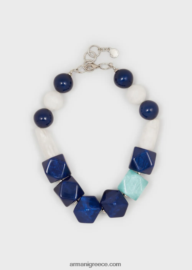 γυναίκες Armani Κολιέ τσόκερ με πέτρες ρητίνης και σφαίρες 4046R6816 πολύχρωμο