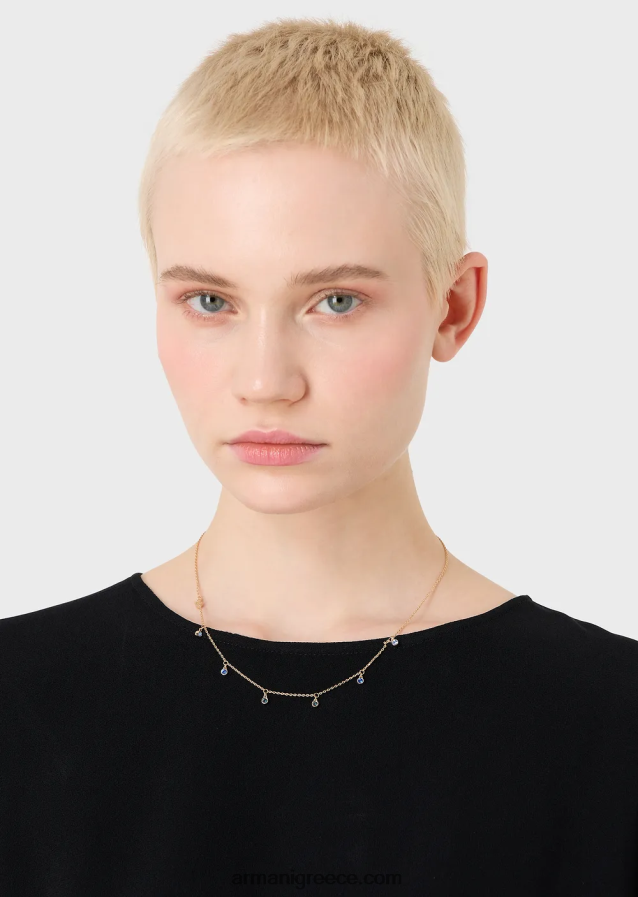 γυναίκες Armani Κολιέ από ορείχαλκο σε ροζ χρυσό 4046R6828 ροζ χρυσός