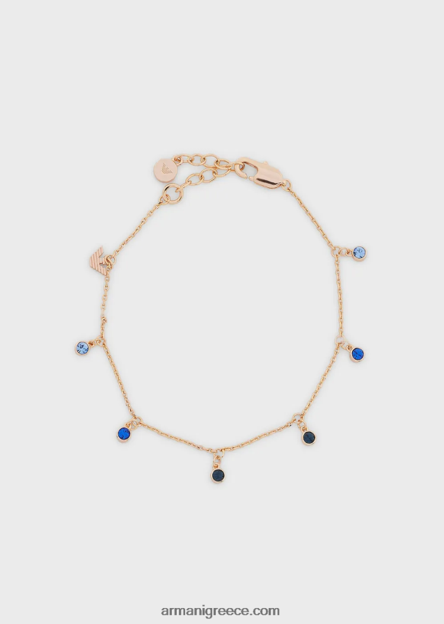 γυναίκες Armani Βραχιόλι σταθμός από ορείχαλκο σε ροζ χρυσό 4046R6829 ροζ χρυσός