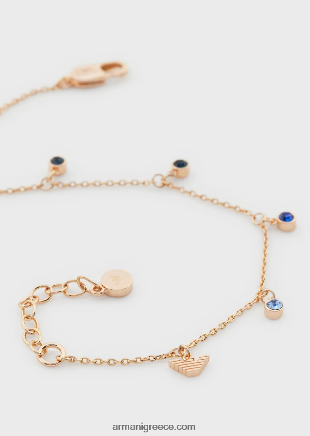 γυναίκες Armani Βραχιόλι σταθμός από ορείχαλκο σε ροζ χρυσό 4046R6829 ροζ χρυσός