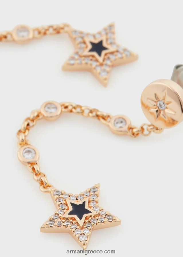 γυναίκες Armani σκουλαρίκια σταγόνας μπλε λάκας 4046R6846