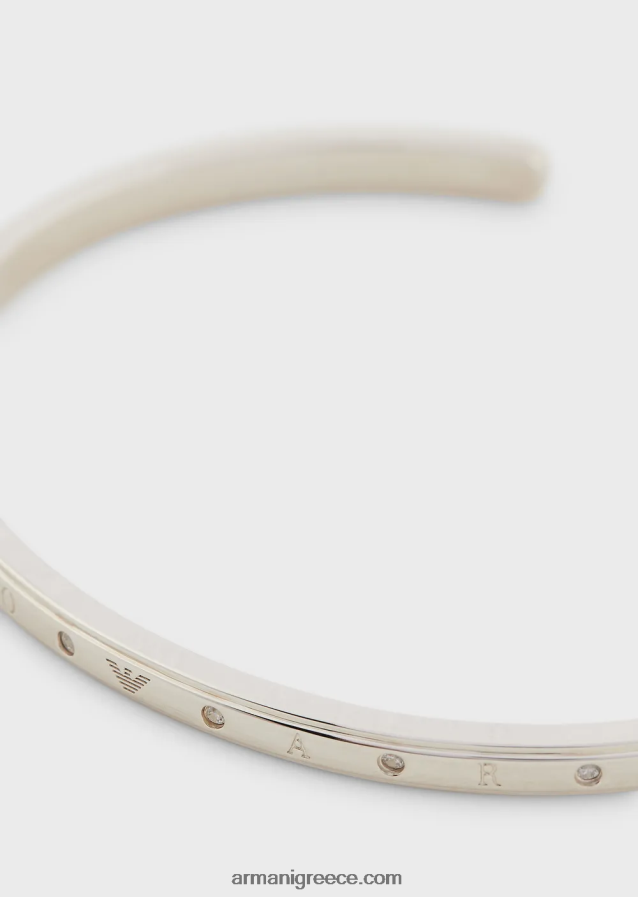 γυναίκες Armani βραχιόλι με μανσέτα από ασήμι 4046R6853 ασήμι