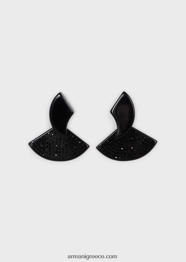 γυναίκες Armani κρεμαστά σκουλαρίκια από πλεξιγκλάς με κρύσταλλα swarovski 4046R6813