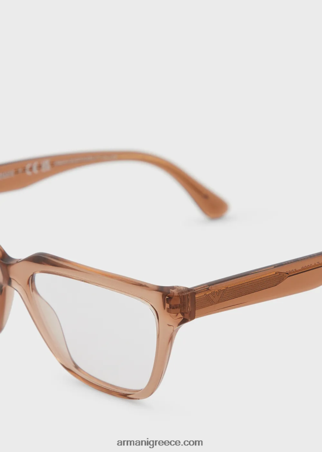 γυναίκες Armani γυαλιά γάτας 4046R6915 καφέ