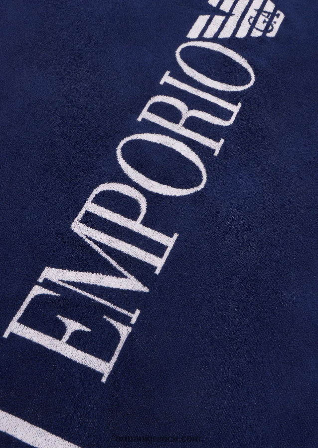 γυναίκες Armani πετσέτα θαλάσσης πετσέτα με μεγάλο λογότυπο 4046R625