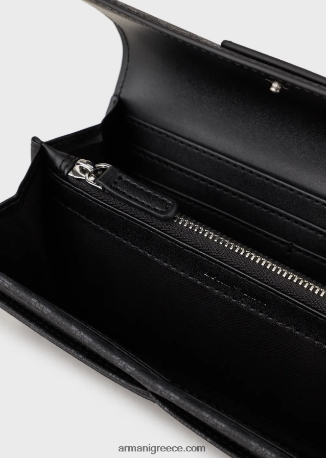 γυναίκες Armani ολόπλευρο πορτοφόλι αετού με πτερύγιο 4046R6909 πρότυπο