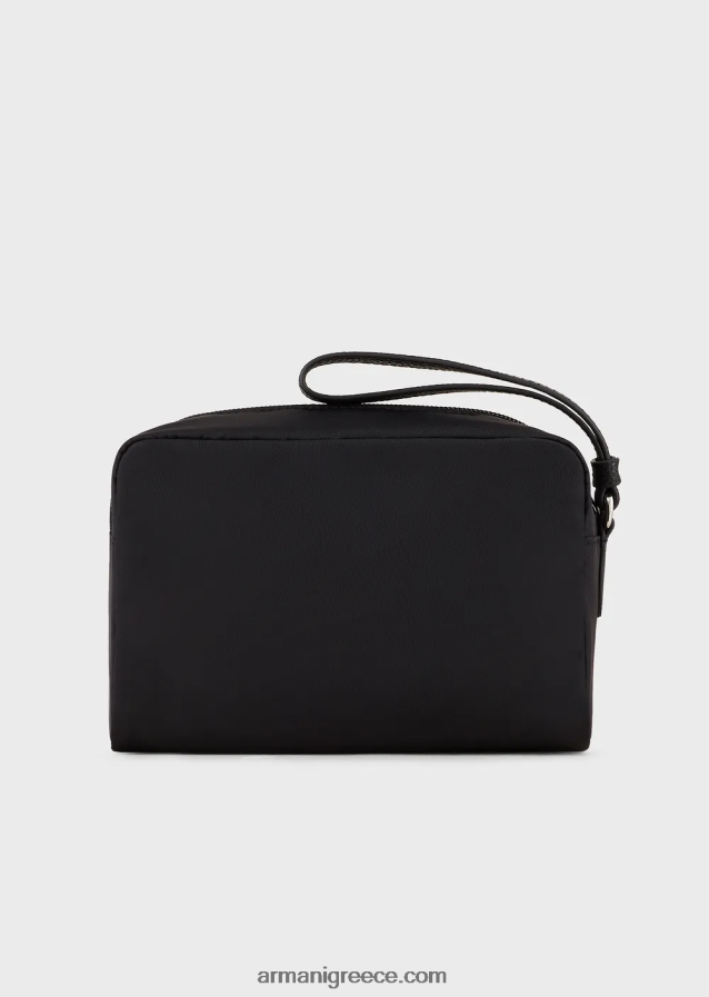 γυναίκες Armani Μικρή τσάντα για είδη πρώτης ανάγκης για ταξίδια σε ανακυκλωμένο νάιλον 4046R6910
