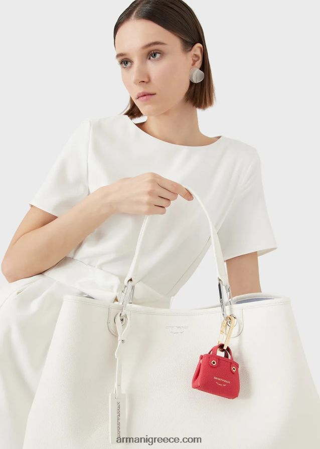 γυναίκες Armani γούρι τσάντας micro myea με στάμπα ελαφιού 4046R6898 το κόκκινο