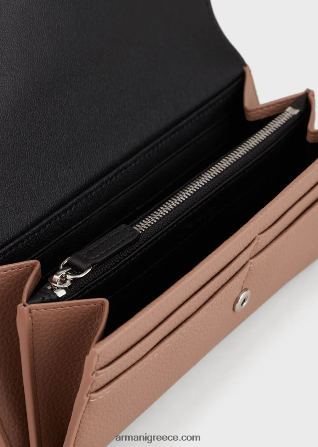 γυναίκες Armani πορτοφόλι myea με στάμπα ελαφιού 4046R6888 καμήλα