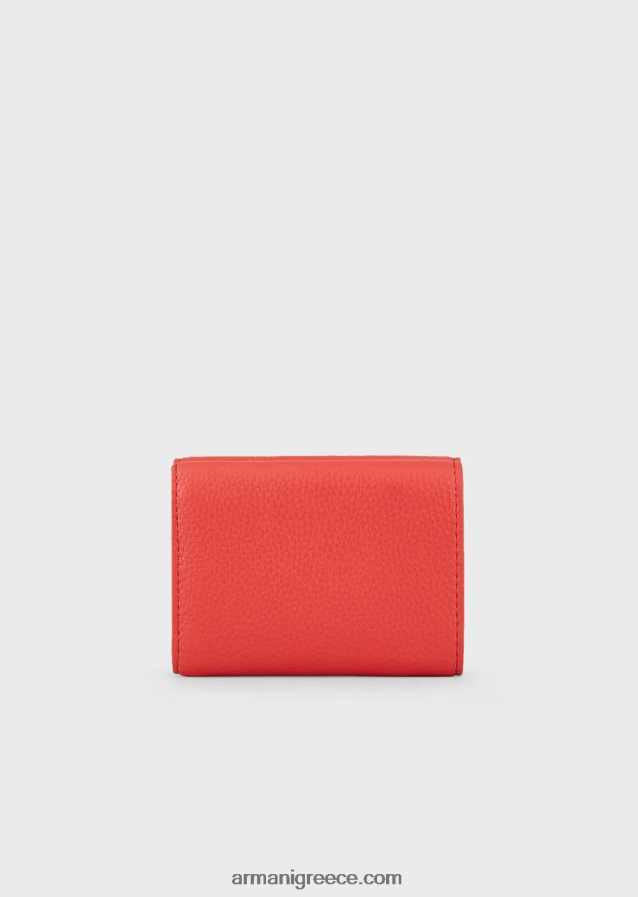 γυναίκες Armani myea τρίπτυχο πορτοφόλι με στάμπα ελαφιού 4046R6895