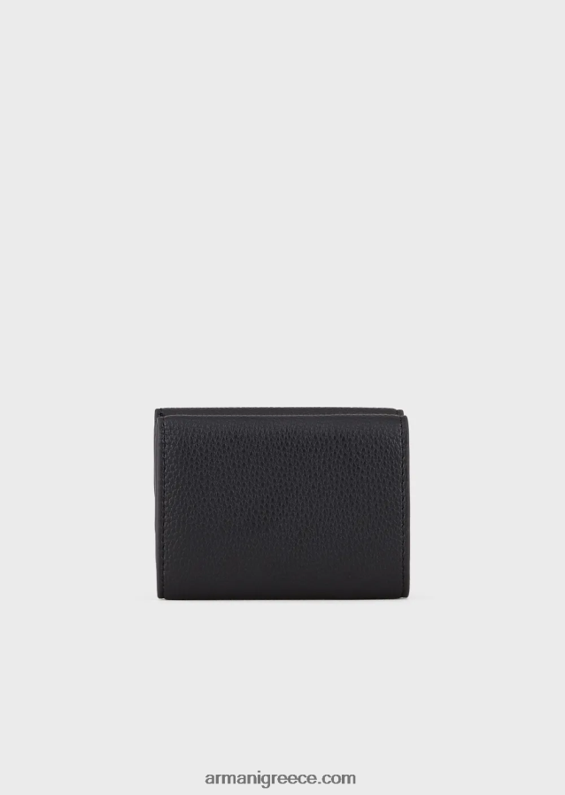 γυναίκες Armani myea τρίπτυχο πορτοφόλι με στάμπα ελαφιού 4046R6896 ναυτικό μπλε