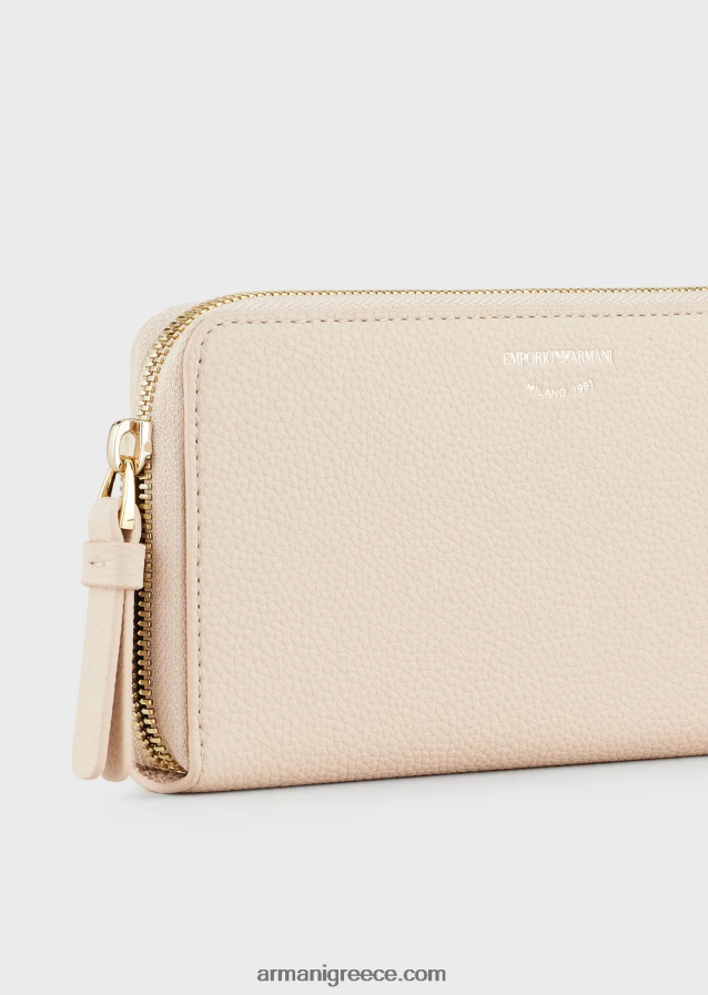γυναίκες Armani Πορτοφόλι myea με στάμπα ελαφιού με φερμουάρ 4046R6902 γυμνός