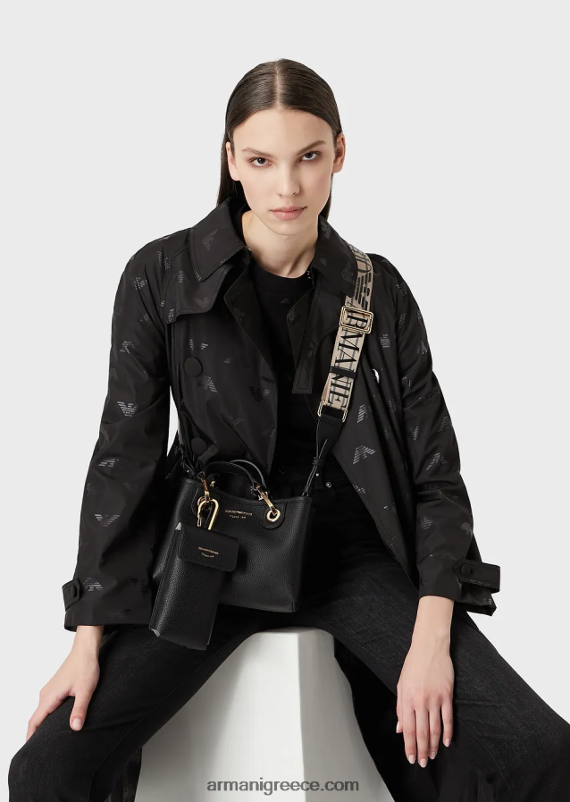 γυναίκες Armani Θήκη τηλεφώνου myea με στάμπα ελαφιού 4046R6882 μαύρος