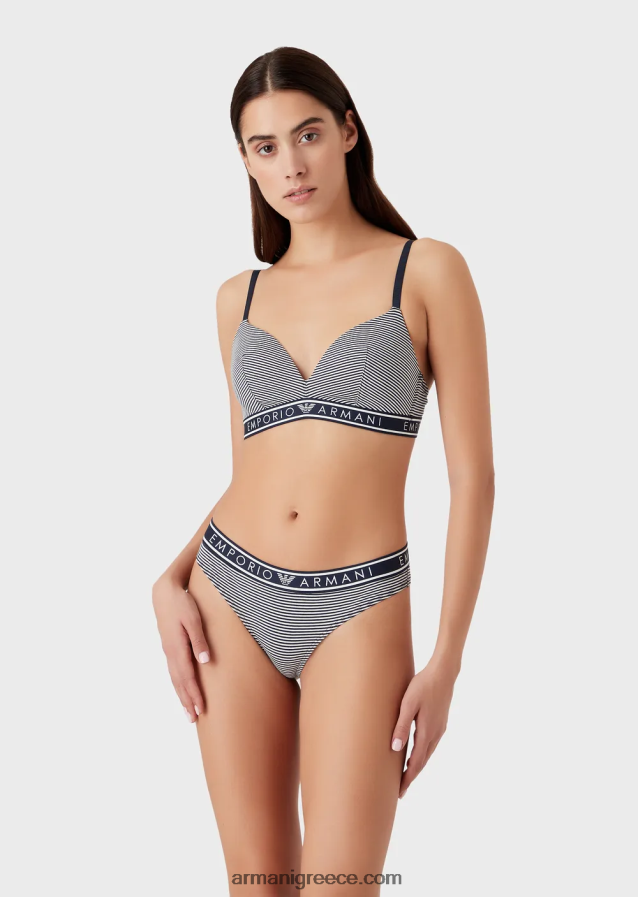 γυναίκες Armani δύο πακέτα εμπριμέ βραζιλιάνικα σλιπ 4046R6133 πρότυπο