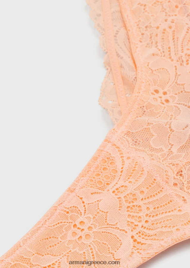 γυναίκες Armani αιώνια δαντέλα ανακυκλωμένο δαντελένιο στρινγκ 4046R6160 ροζ