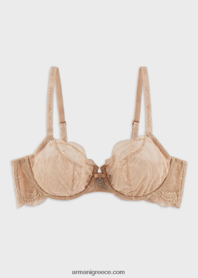 γυναίκες Armani εικονικό σουτιέν με δαντέλα 4046R6162 μπεζ